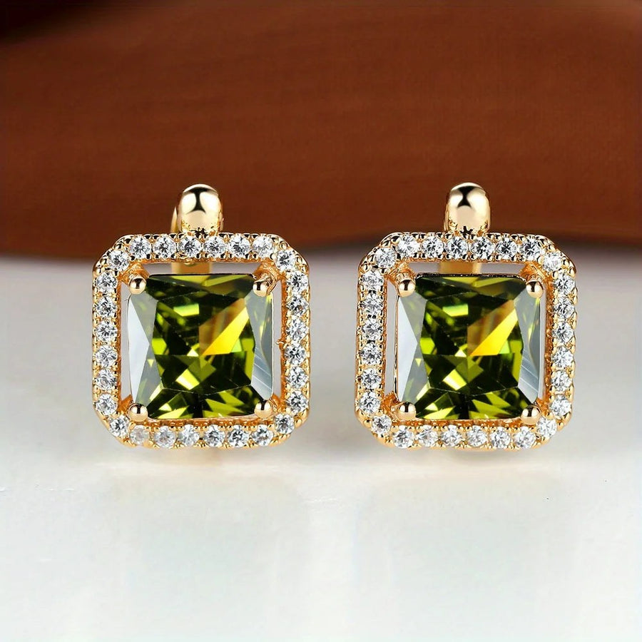 Contour Halo Stud Earrings