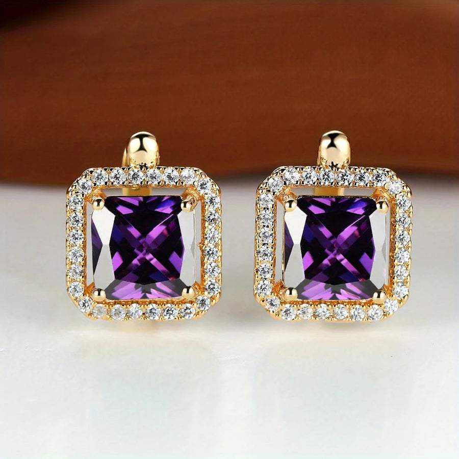 Contour Halo Stud Earrings