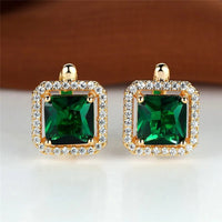 Contour Halo Stud Earrings