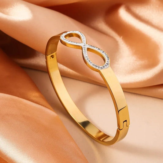 Contour Infinity Bangle