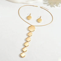 Contour Lariat Necklace