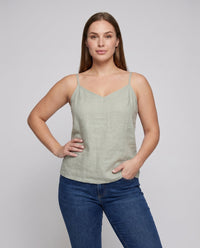 Cora Airy Linen Top