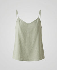 Cora Airy Linen Top in Apricot