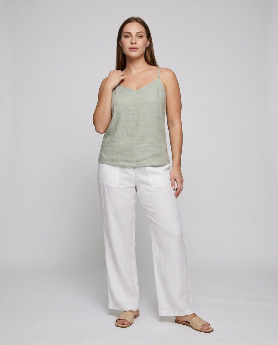 Cora Airy Linen Top