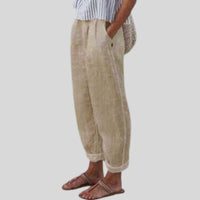 Cora Comfortable Trousers in Beige