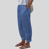Cora Comfortable Trousers in Blue