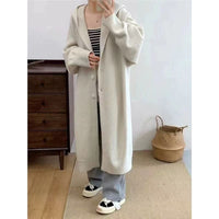 Cora Knit Cardigan with Hood in White