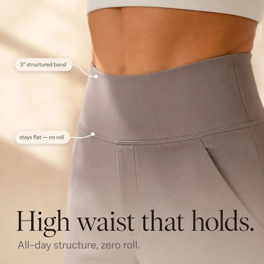 Cordwyn Women's High Waist Stretch Shorts with Pockets