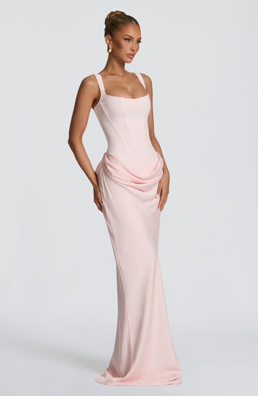 Rosanna Maxi Dress – Blush