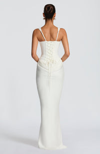 Rosanna Maxi Dress – Ivory