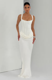 Rosanna Maxi Dress – Ivory