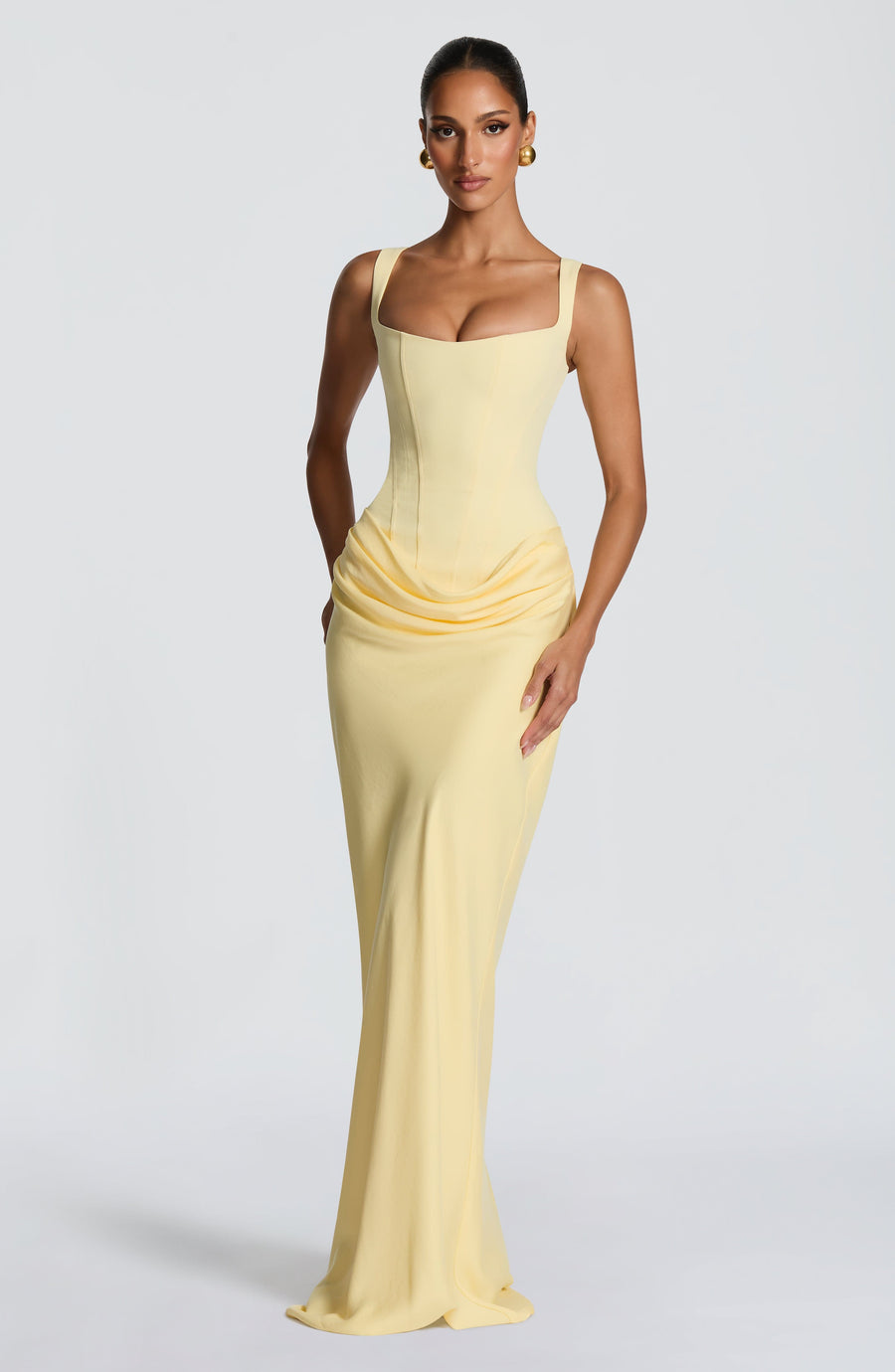Rosanna Maxi Dress – Lemon