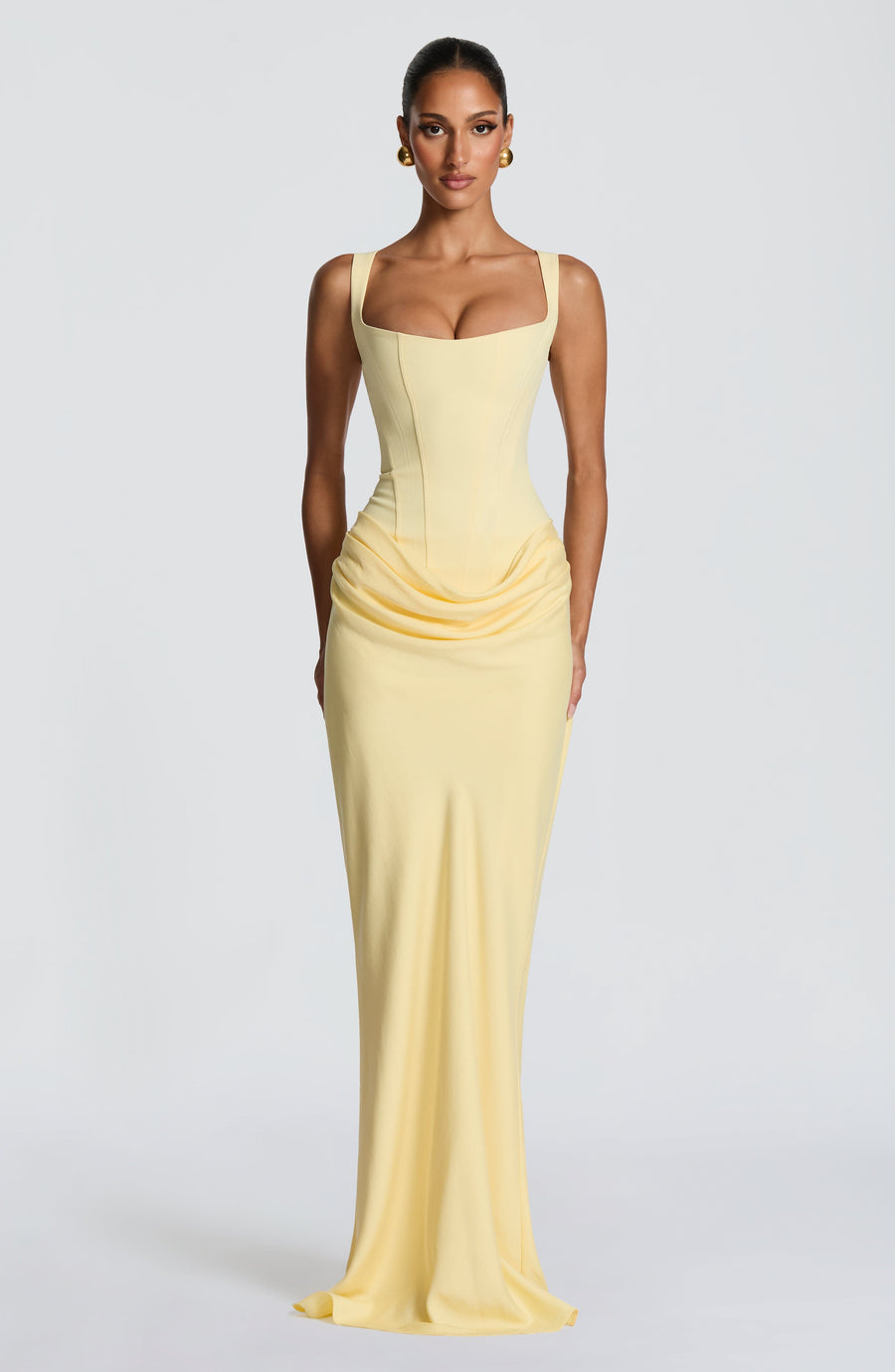 Rosanna Maxi Dress – Lemon