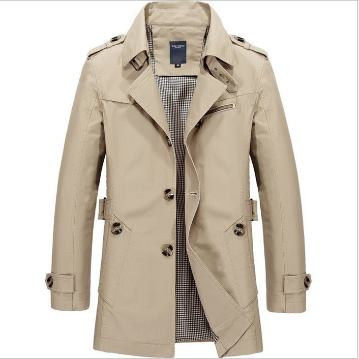 Cornelis Trench Coat in Beige