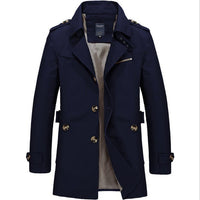 Cornelis Trench Coat in Blue