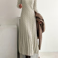 Corwyn Women's Cable-Knit Maxi Sweater Dress