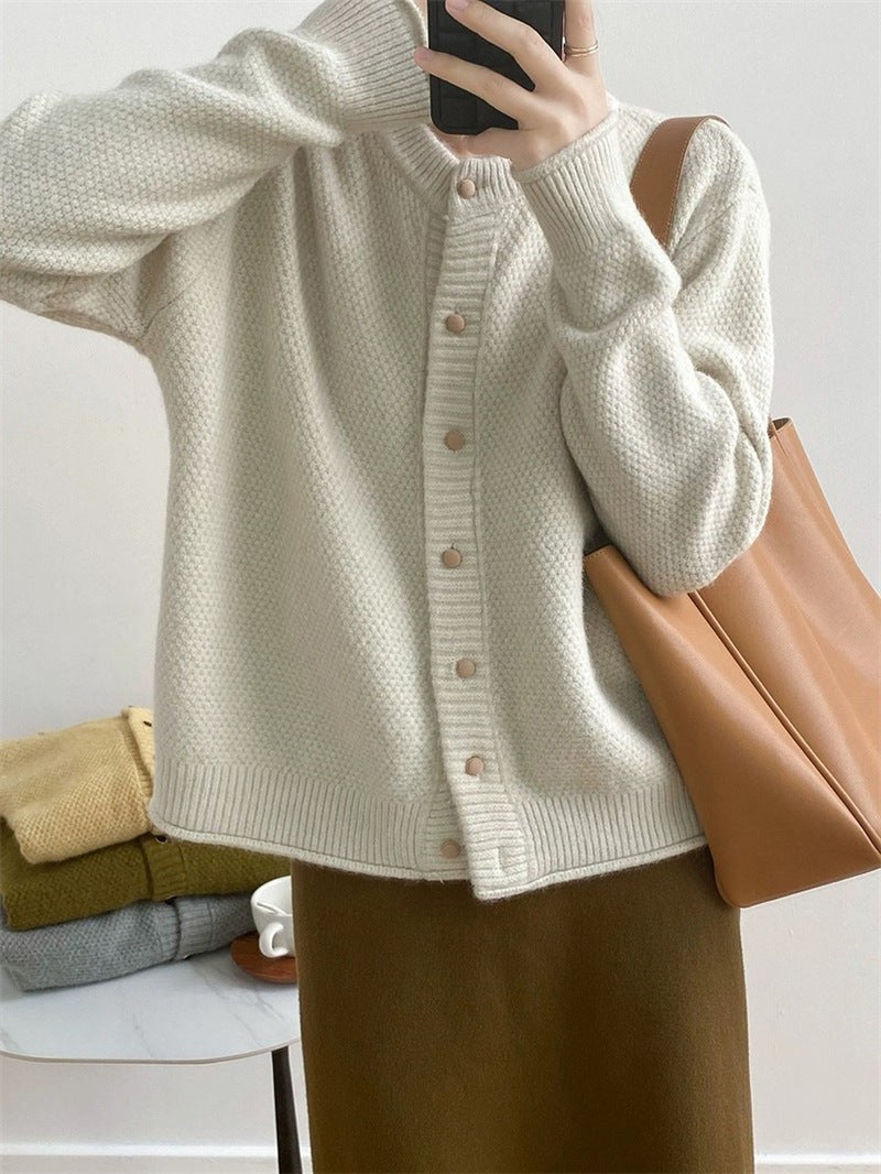 Cosima Knit Cardigan in Beige