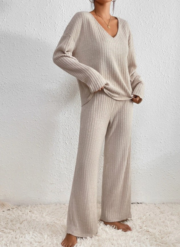 CozySet™ Knitted 2-piece set in Beige