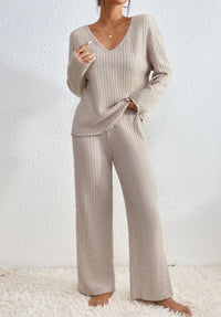 CozySet™ Knitted 2-piece set in Gray