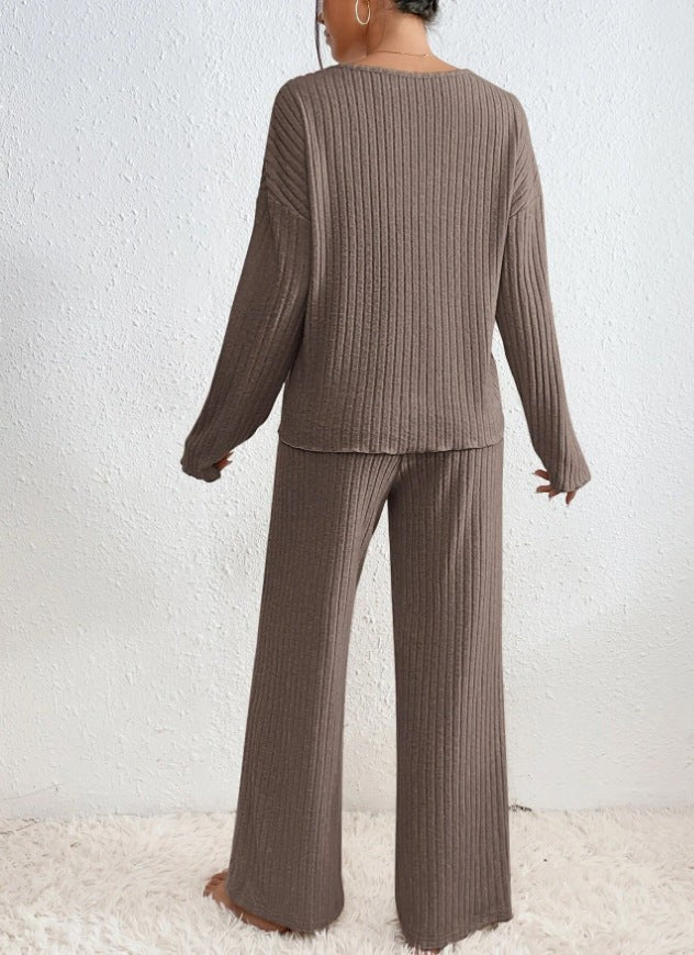 CozySet™ Knitted 2-piece set in Gray