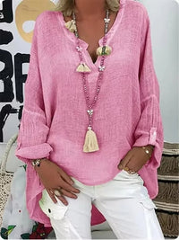 Criza™ Lightweight Oversized Blouse in Pink