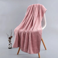 Crown Bamboo Bath Towel in Rose Pink