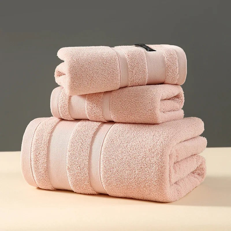 Crown Double Thick Spa Bath Towel in Rose Pink