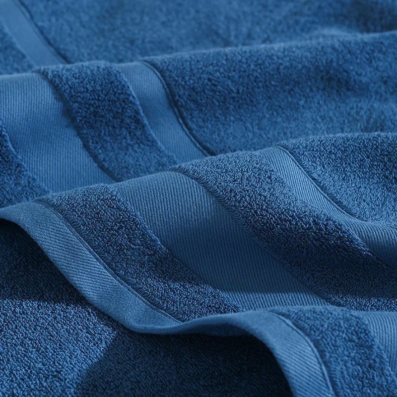 Crown Double Thick Spa Bath Towel in Royal Blue