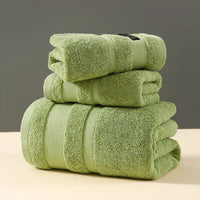Crown Double Thick Spa Bath Towel in Sage Green