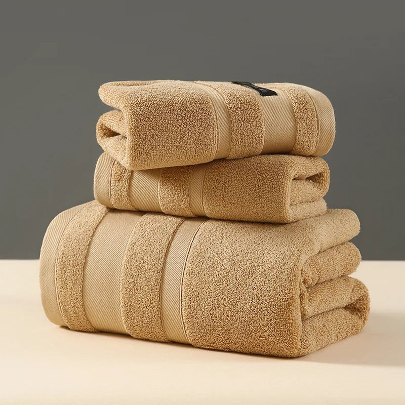 Crown Double Thick Spa Bath Towel in Sandstone