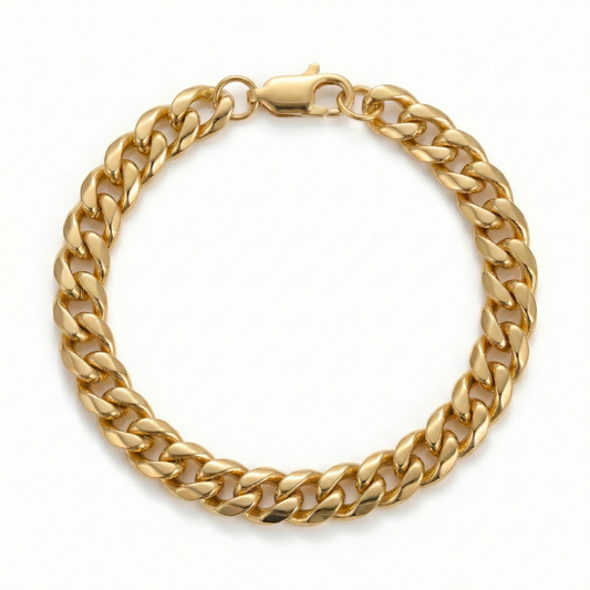 Cuban Bracelet Gold 6mm