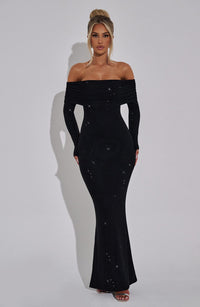 Nika Maxi Dress – Black