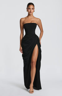 Ava Maxi Dress – Black