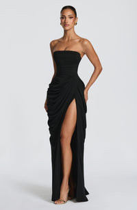 Ava Maxi Dress – Black