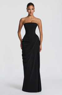 Ava Maxi Dress – Black