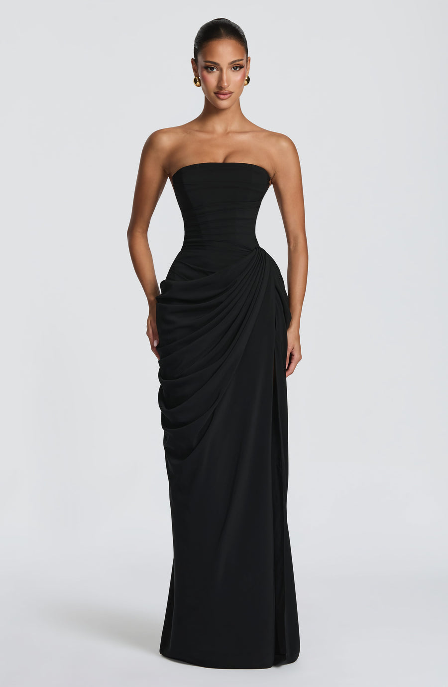Ava Maxi Dress – Black