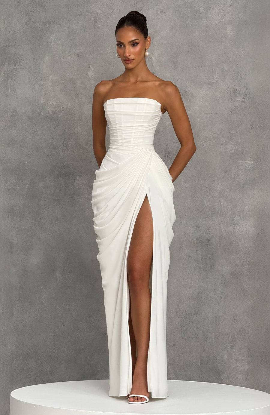 Ava Maxi Dress – Ivory