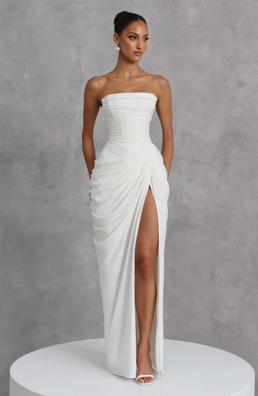 Ava Maxi Dress – Ivory