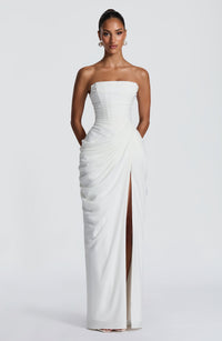 Ava Maxi Dress – Ivory