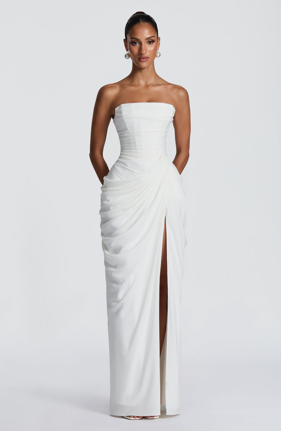 Ava Maxi Dress – Ivory