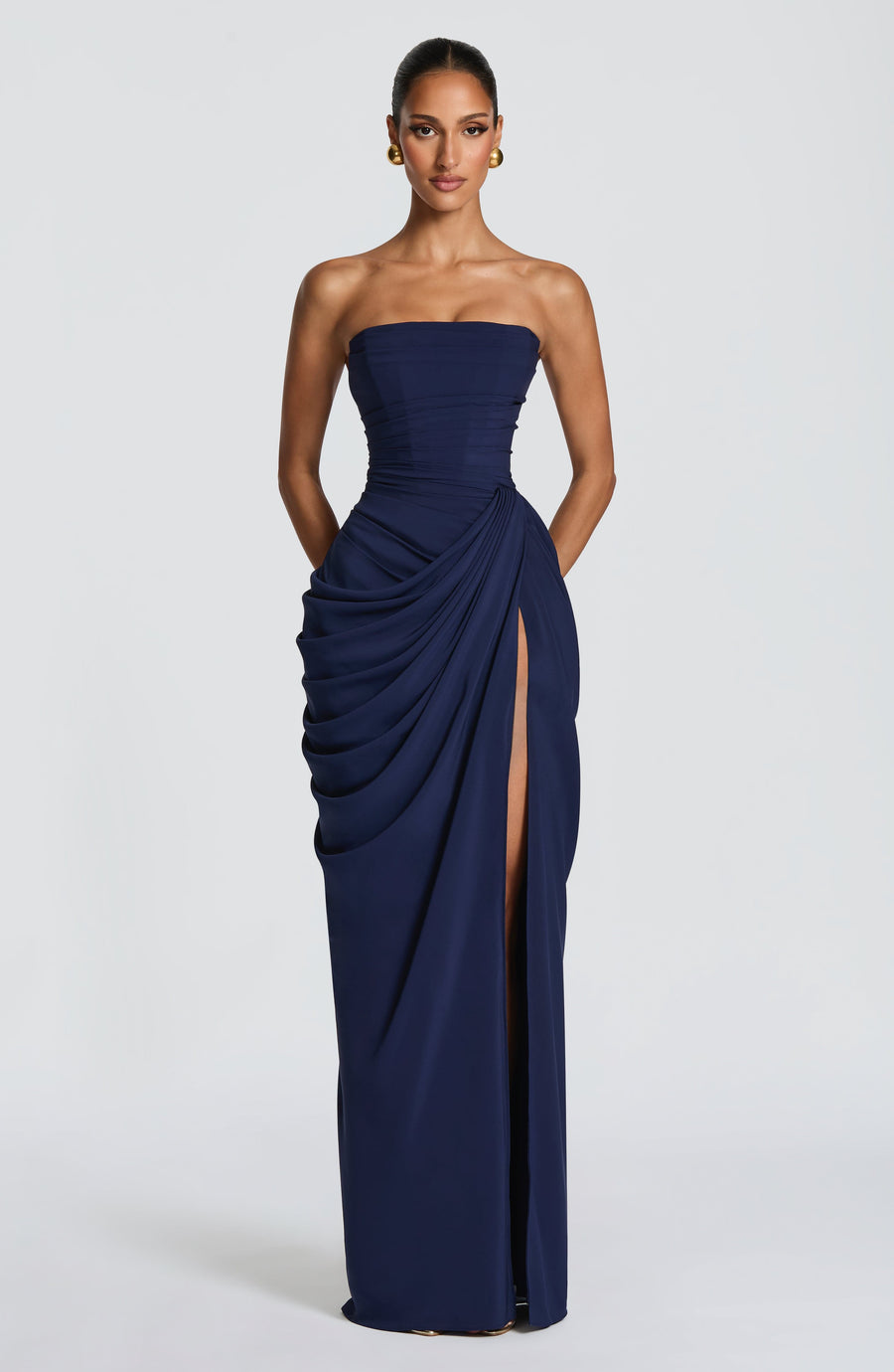 Ava Maxi Dress – Navy