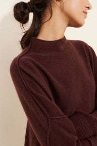 The Alani Cashmere Mock Neck Sweater