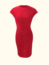 Katie | Women's Classic Short Sleeve Bodycon Dress