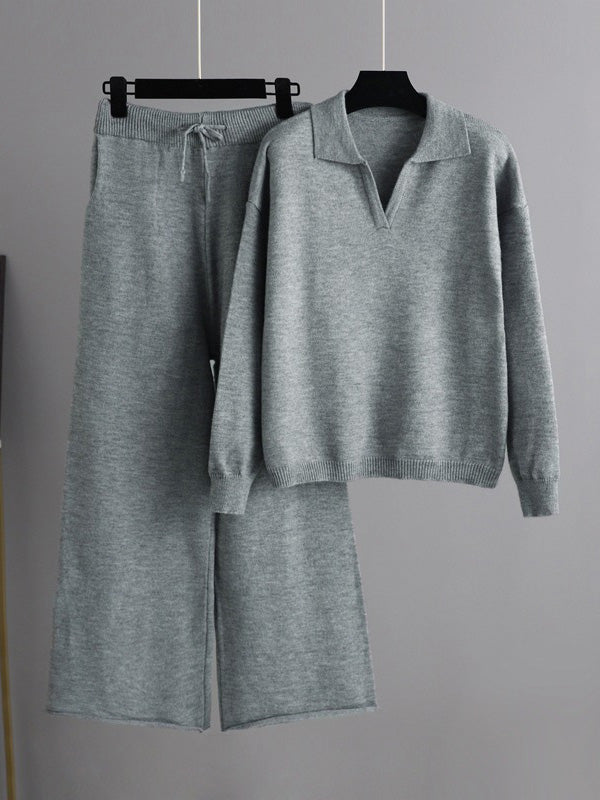 Margot Creamy Knit Two-Piece Set