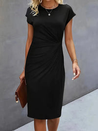 Katie | Women's Classic Short Sleeve Bodycon Dress