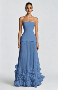 Johanna | Strapless Sleeveless Maxi Dress