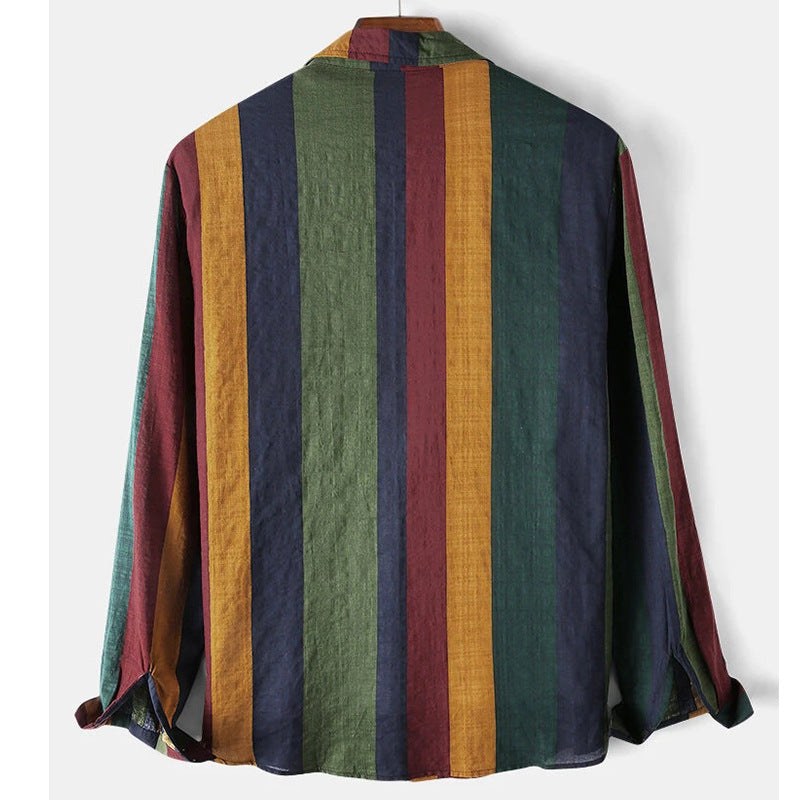 Daan Casual Linen Shirt with Chest Pocket