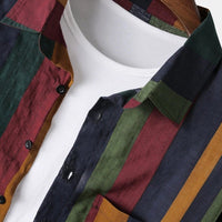 Daan Casual Linen Shirt with Chest Pocket