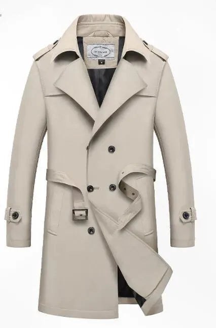 Daan Trench Coat in Beige