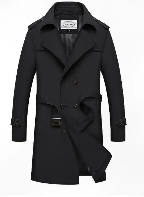 Daan Trench Coat in Black